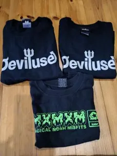 HIKAGE×Deviluse コラボTシャツ XL 黒 - メルカリ