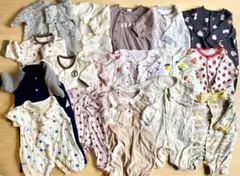 ベビー服まとめ売り　60-70 17点セット　夏秋生まれ