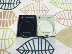 PS2　プレイステーション2　メモリーカード　ブラック＆ゴールド