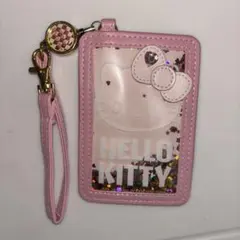 ハローキティ パスケース ピンク USJ HelloKitty ユニバ 定期入れ