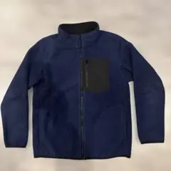 ユニクロ　フリースジャケット　ネイビー　サイズ150