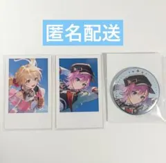 にじさんじ　夕陽リリ　缶バッジ・カード