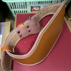 GYM レザー トレーニングベルト　フリサイズ