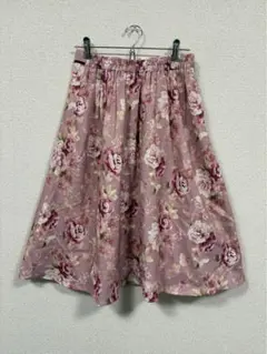 tocco closet 花柄 フレアスカート ピンク Mのサムネイル