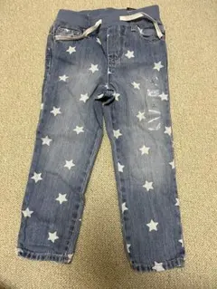 【新品未使用】babyGAP 星柄デニムボトムス 105㎝