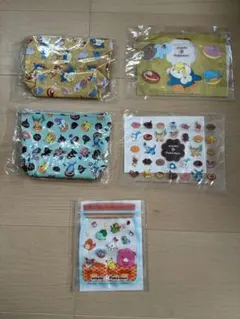 ミスド ポケモン 福袋 2022 2024 グッズセット ポーチ ジッパーバッグ