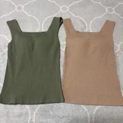 ユニクロ カップ付きインナー 2枚セット