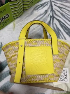 LOEWE バスケットバッグ スモール イエローのサムネイル