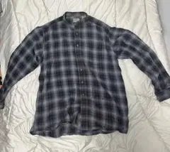 L.L.Bean グレー系チェック ネルシャツ