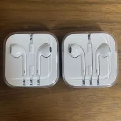 即日発送‼️　２個セット新品未使用　アイホン純正イヤホン　3.5mmジャックタイプ