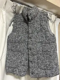 chilly Mサイズ ダウンベスト グレー系