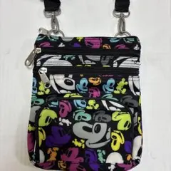 新品 ミッキーマウス アナハイム ディズニーパークカラフル バッグ ポシェット
