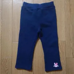 MIKIHOUSE パンツ ネイビー 90 ミキハウス　ベビーボトム　スパッツ