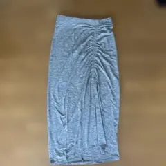 stradivarius グレー スリット タイトスカート