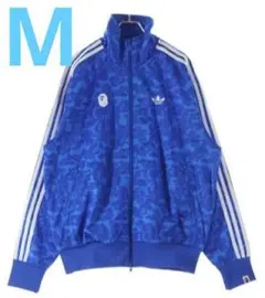 NEW adidas A BATHING APE トラックジャケット ブルー M - メルカリ