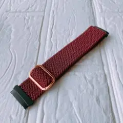 弾性ソロバンド　Fitbit Versa4/3/Sense 1/2 レッド
