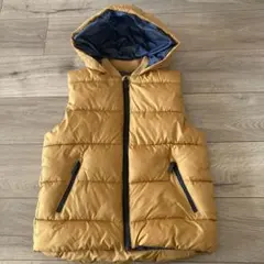 ZARA BOYS フード付きダウンベスト 130cm