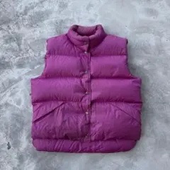 80s 90s L.L.Bean エルエルビーン ダウンベスト パープル 古着