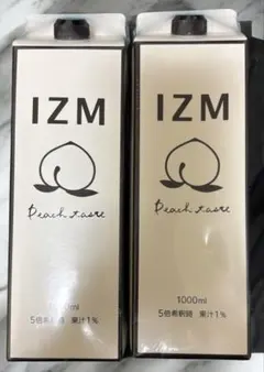 【新品・未開封】酵素ドリンク　IZM ピーチテイスト 1000ml×2本