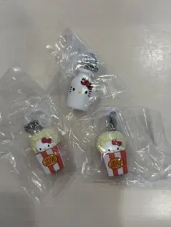 キティ　めじるしチャーム　アメリカンデザイン 3個セット