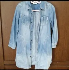 Breeze ブリーズ　女の子 120　デニム　長袖　チュニック
