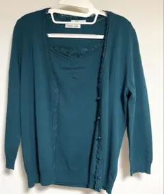 美品【Style comスタイルコム】カーディガン・アンサンブル ニット セットのサムネイル