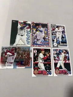 Topps 希少エンゼルス時代大谷翔平 MLB トレーディングカード 6枚 
