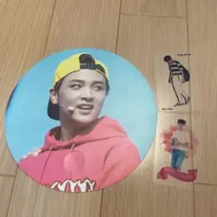 NCT ヘチャン　うちわ　透明トレカ　セット