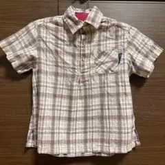 EAST BOY 110cm チェック柄 半袖シャツ