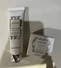 ジルスチュアート ハンドクリーム とリップバーム　ホワイトフローラル