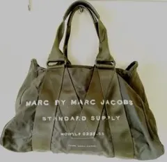 MARC BY MARC JACOBS トートバッグ ナイロン カーキ A4軽量