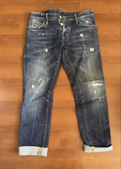 DSQUARED2 ダメージ加工 ダークブルージーンズ