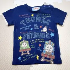 Thomas & Friends トーマス 半袖Tシャツ 90cm ネイビーのサムネイル