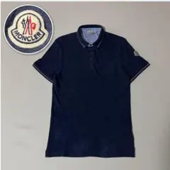 MONCLER ポロシャツ ネイビー Mサイズ - メルカリ