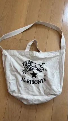 IL BISONTE アイボリー トートバッグ