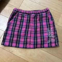 X-girl エックスガール　ピンク　チェック　スカート