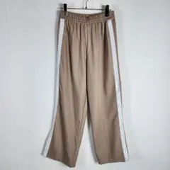 ELENCARE DUE サイドスリットトラックパンツ イージーパンツ ライン入