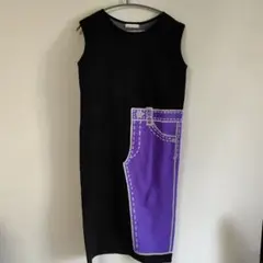 【美品】ロングワンピース　Mサイズ ブラック