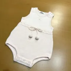 ファミリア　ロンパース　ニット　カバーオール　ダルマオール　80