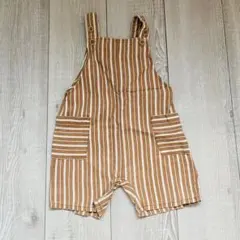 ストライプショートオーバーオール 86㎝