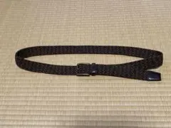 ブラウン 編み込み ベルト