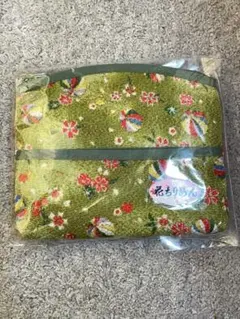 花ちりめん　和風　ポーチ