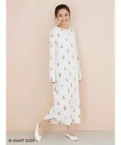 ジェラートピケ【Steiff】James柄ワンピース