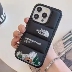 THE NORTH FACE iPhoneケース ダウンジャケット風 ブラック