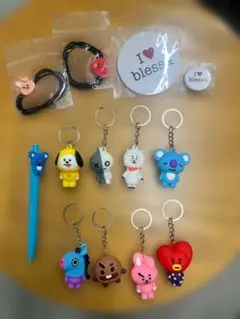 【#7】まとめ売り　BT21 キーホルダーセット
