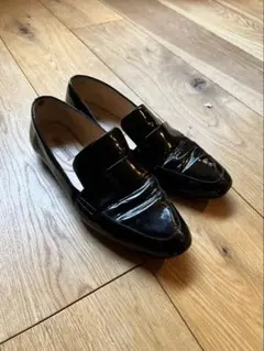 FABIO RUSCONI ブラックローファー 39