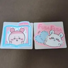 ナガノ　ちいかわダイカットステッカー2種セット　モモンガと古本屋さん