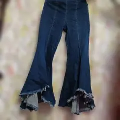 ZARA WOMAストレッチデニム フレアパンツ