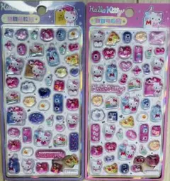 【1セットのみ♡】海外限定　サンリオ　ハローキティ　3Dシール　２枚セット♡