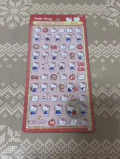 ボンボンドロップシールミニ ハローキティ　赤 レッド サンスター文具